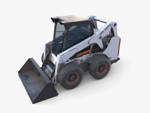 Minicarregadeira V2 Modelo 3D