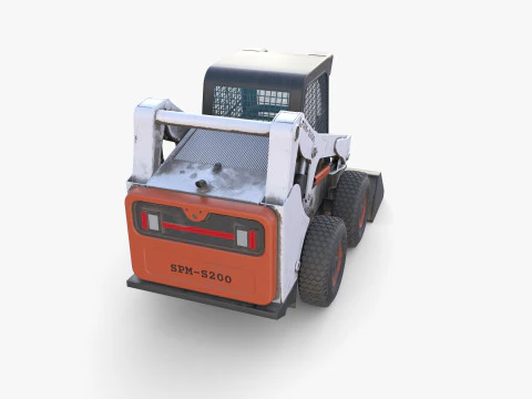 Minicarregadeira V2 Modelo 3D