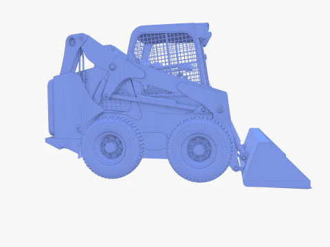 Minicarregadeira V2 Modelo 3D