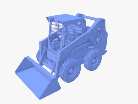 Minicarregadeira V2 Modelo 3D