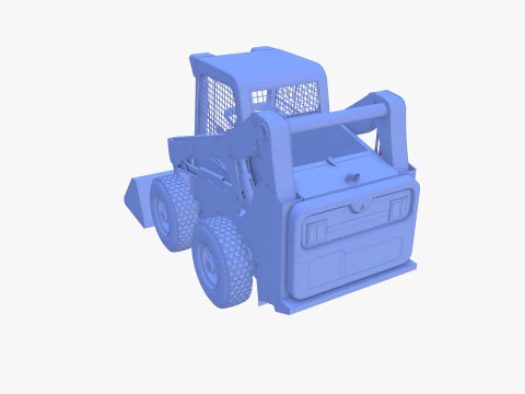 Minicarregadeira V2 Modelo 3D
