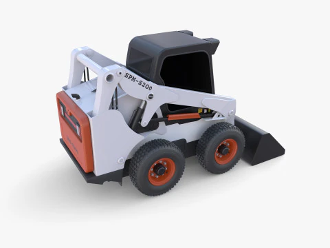 Minipala compatta V3 Modello 3D