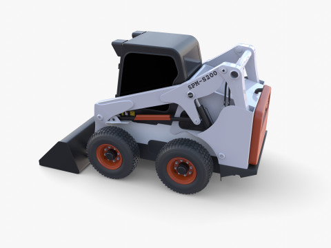 Skid steer loader V3 3D 모델