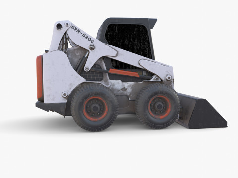 Skid steer loader V4 Modelo 3D