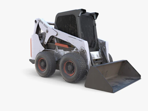 Minicarregadeira V4 Modelo 3D