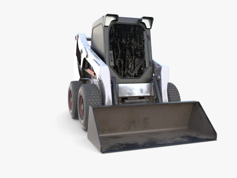 Minicarregadeira V4 Modelo 3D