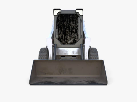 Minicarregadeira V4 Modelo 3D