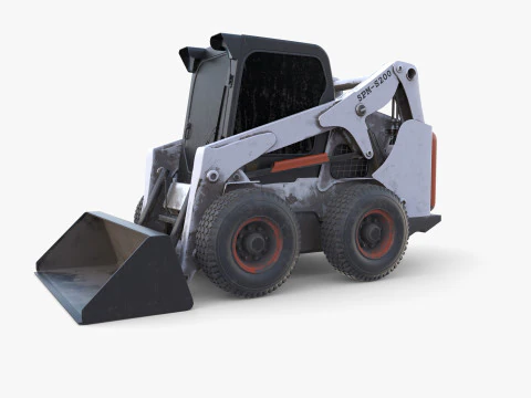 Minicarregadeira V4 Modelo 3D