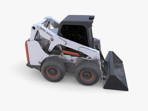Skid steer loader V4 Modelo 3D
