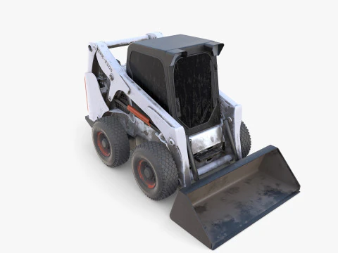 Minicarregadeira V4 Modelo 3D