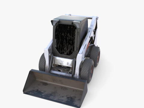 Minicarregadeira V4 Modelo 3D