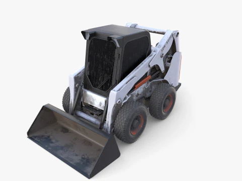 Minicarregadeira V4 Modelo 3D