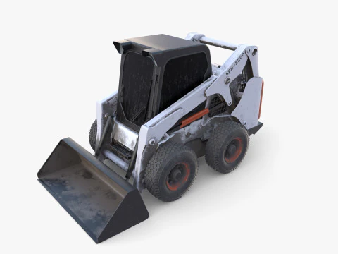 Minicarregadeira V4 Modelo 3D