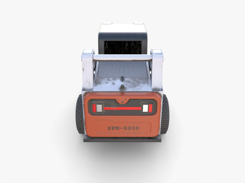 Skid steer loader V4 Modelo 3D