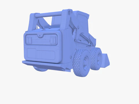 Minicarregadeira V4 Modelo 3D