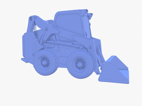 Skid steer loader V4 Modelo 3D