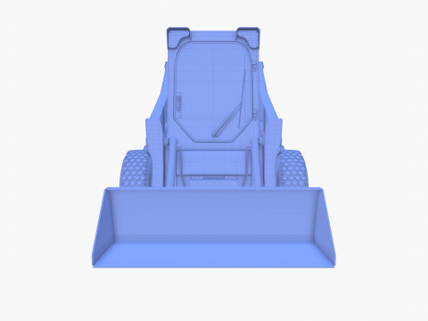 Skid steer loader V4 Modelo 3D