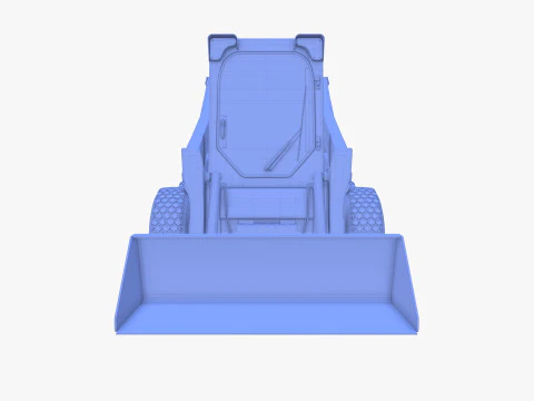 Minicarregadeira V4 Modelo 3D