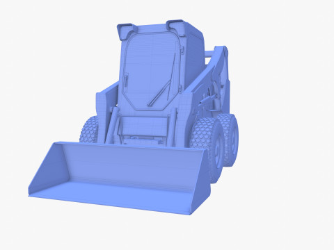 Skid steer loader V4 Modelo 3D