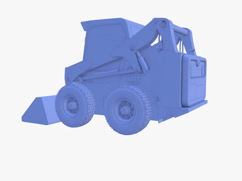 Minicarregadeira V4 Modelo 3D