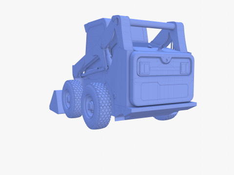 Skid steer loader V4 Modelo 3D