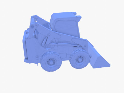 Skid steer loader V4 Modelo 3D