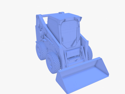 Skid steer loader V4 Modelo 3D