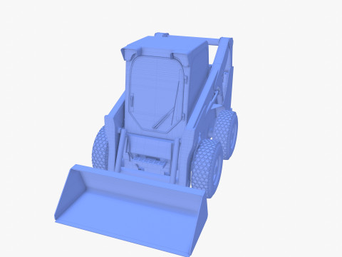 Skid steer loader V4 Modelo 3D