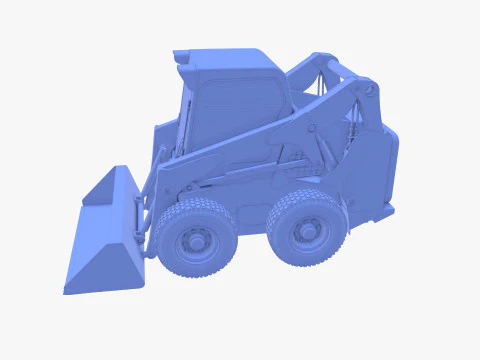Minicarregadeira V4 Modelo 3D