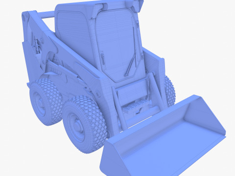 Skid steer loader V4 Modelo 3D