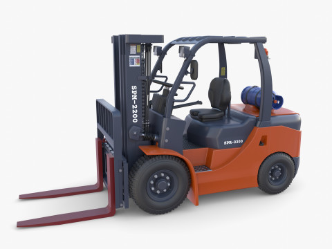 Forklift V1 3D मॉडल