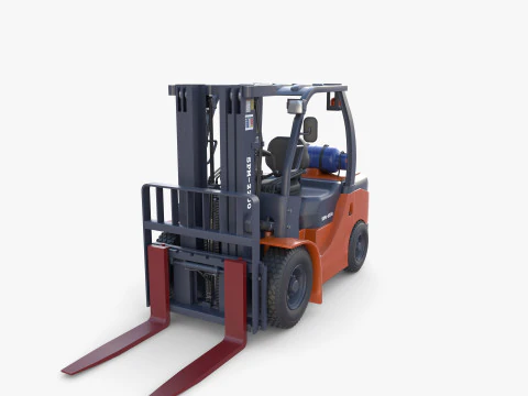 Gabelstapler V1 3D Modell