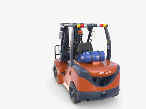 Gabelstapler V1 3D Modell