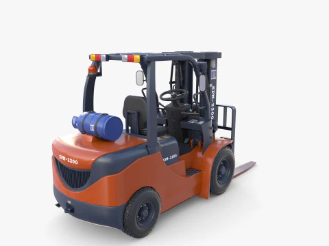 Gabelstapler V1 3D Modell