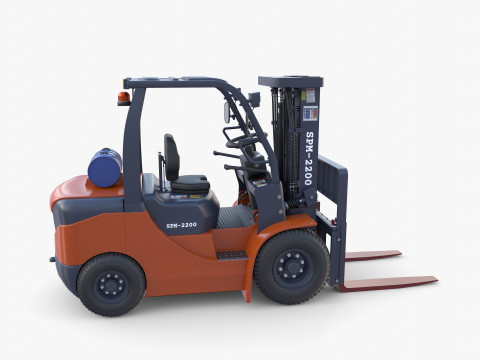 Forklift V1 3D Model