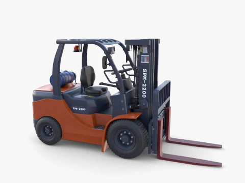 Gabelstapler V1 3D Modell