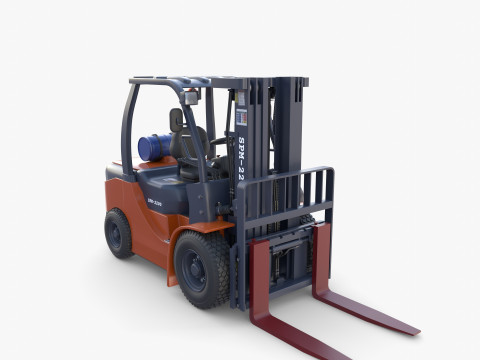 Forklift V1 3D Model