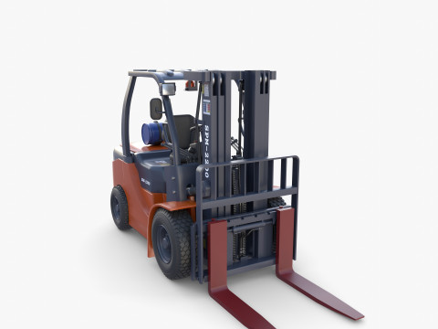Forklift V1 3D Model