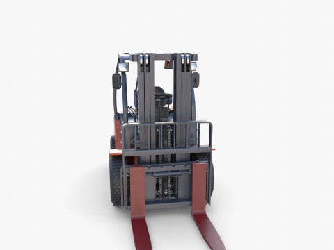 Forklift V1 3D Model
