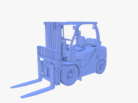 Forklift V1 3D Model