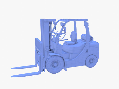 Forklift V1 3D Model