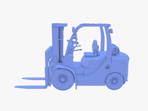 Forklift V1 3D Model