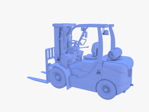 Forklift V1 3D Model