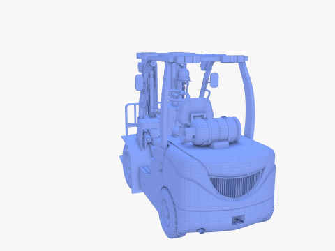 Forklift V1 3D Model