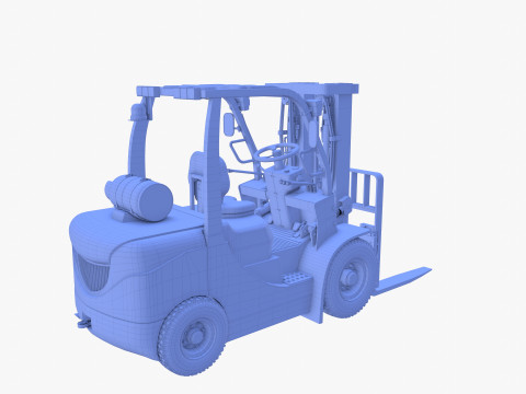 Forklift V1 3D Model