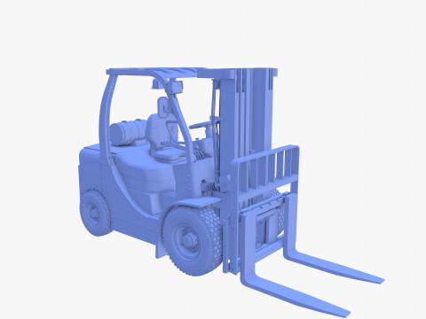 Forklift V1 3D Model
