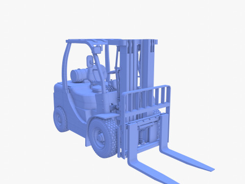 Forklift V1 3D Model
