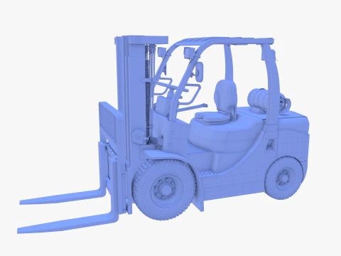 Gabelstapler V1 3D Modell