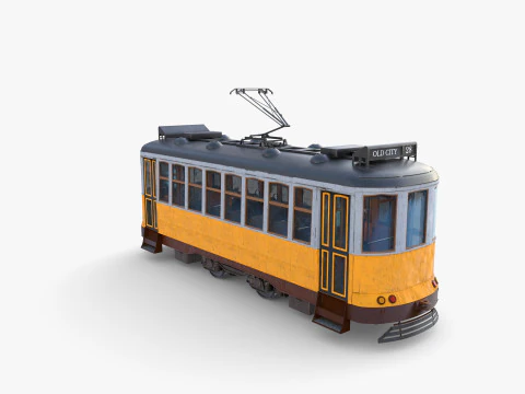 Tram storico V3 Modello 3D
