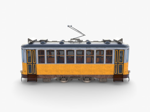 Historic tram V3 3D 模型